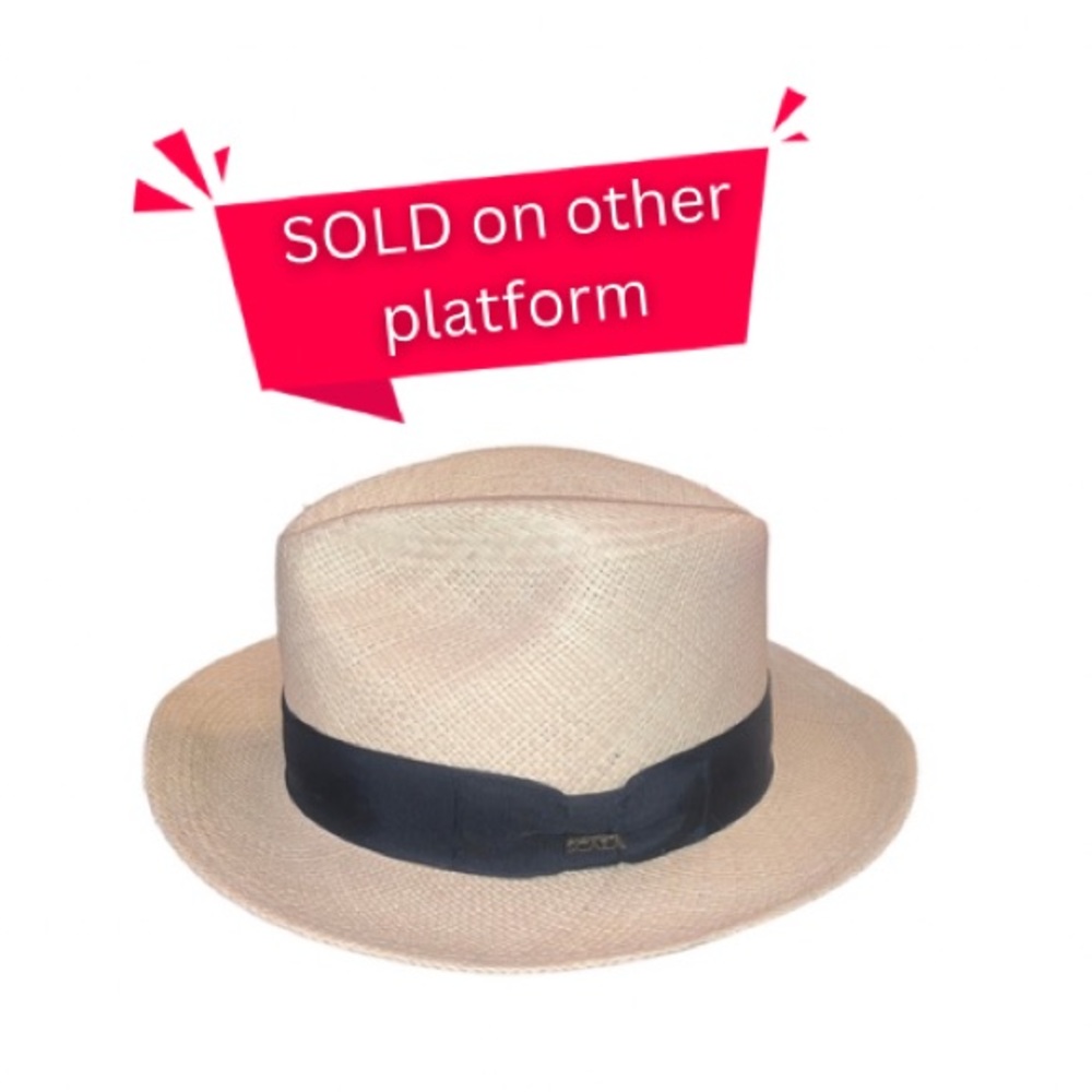 Scala Grade 3 Handwoven Panama Fedora Hat: Unisex